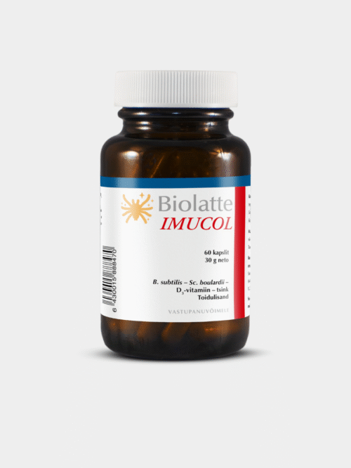 Biolatte IMUCOL 60 kapslit (parim enne 03/2026)