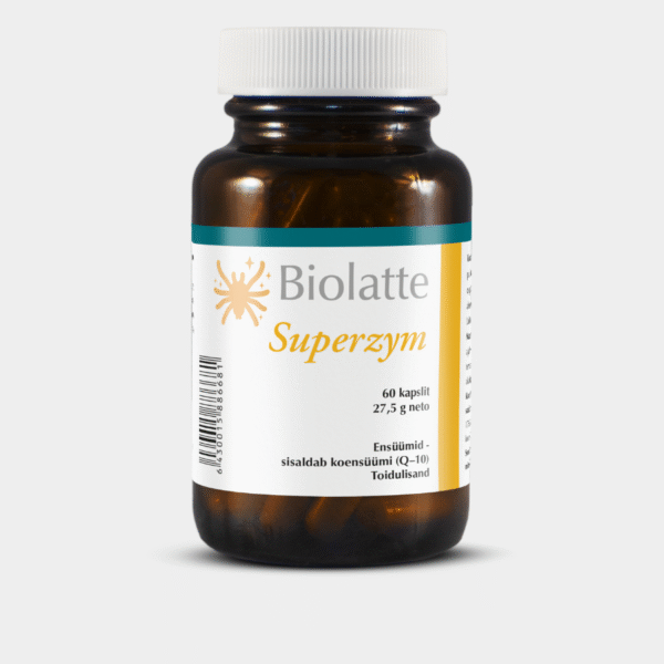 Biolatte Superzym 60 kapslit (parim enne 04/2026)